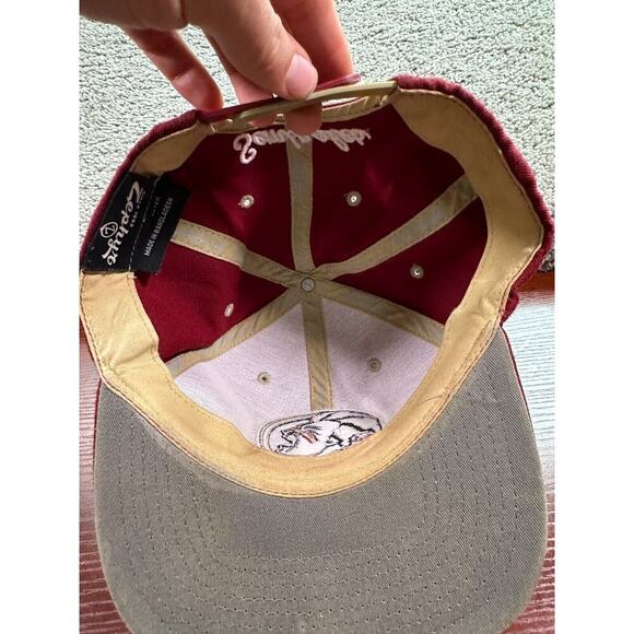 Florida Seminoles FSU Hat Mens One Size Red White Snap Back Cap Zephyr * - Picture 7 of 9
